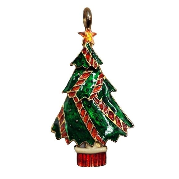 Unbranded Jewelry - Enamel Christmas Tree Pendant